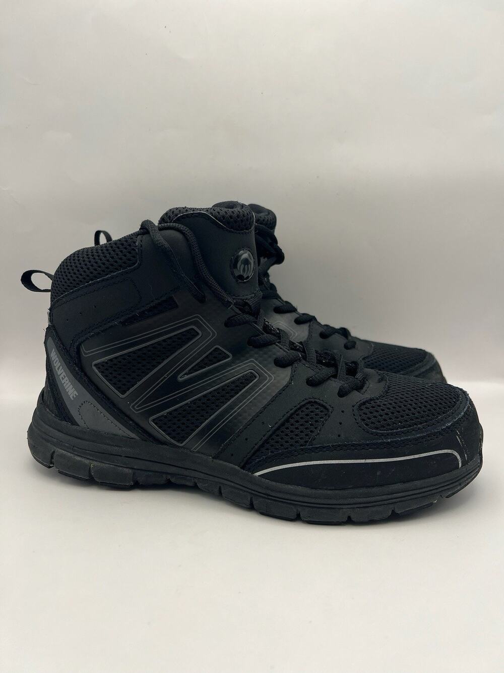 Wolverine Nimble Mid Black CSA Steel Toe Work Shoes Women Size 9